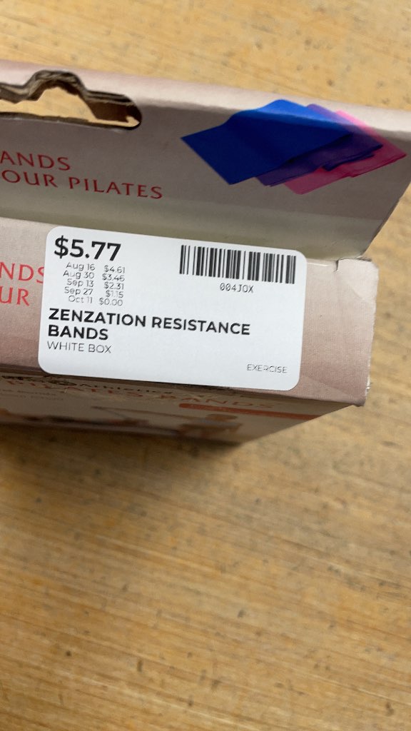 Zenzation Athletics Fitness/Pilates Resistance Bands - 3 Pack