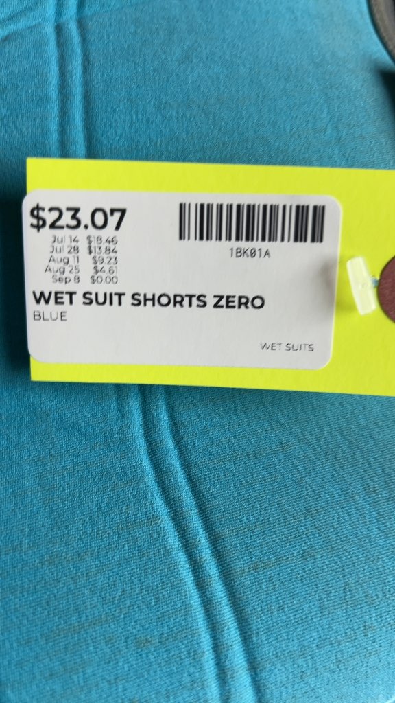 Zero Wetsuit Shorts - Blue