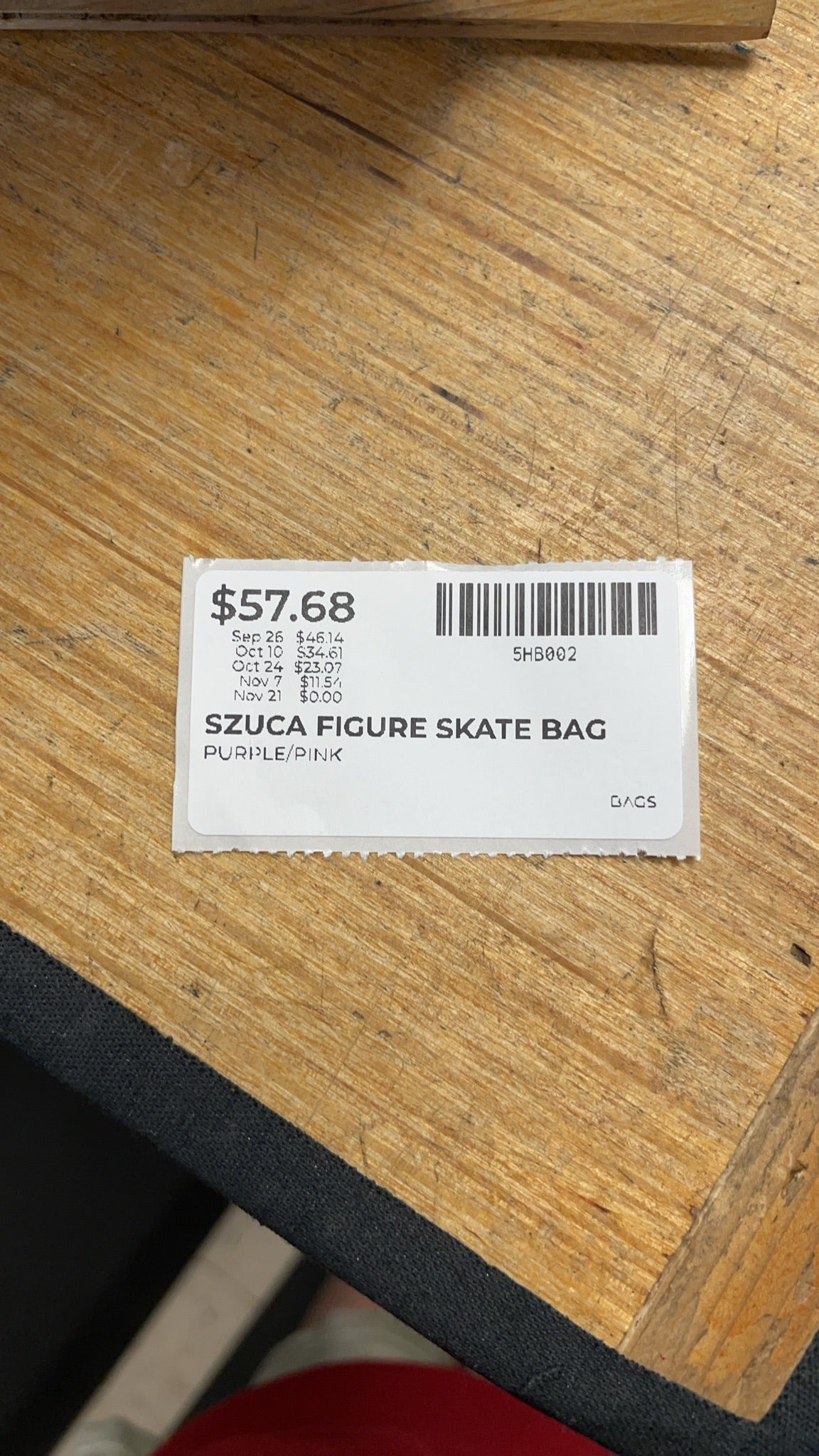 Zuca Figure Skate Bag Purple/Pink Owl