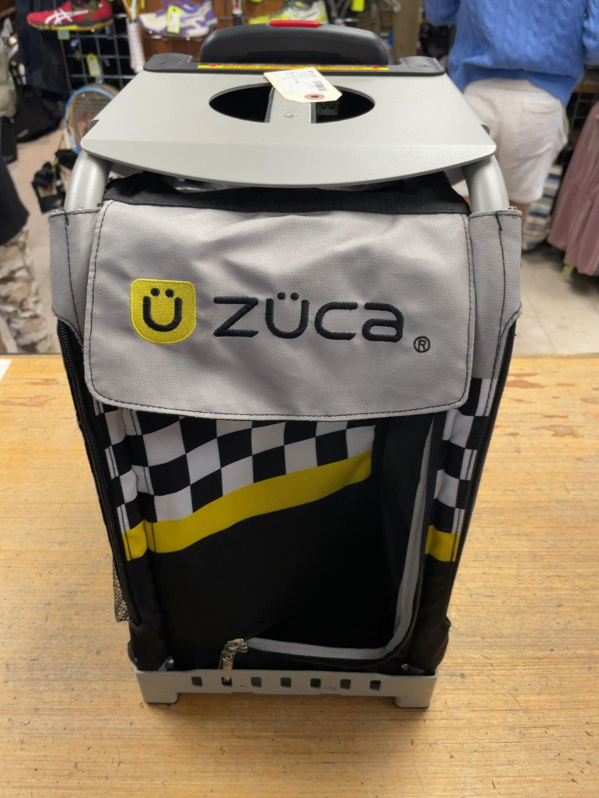 Zuca Skate Bag Grey Checkered