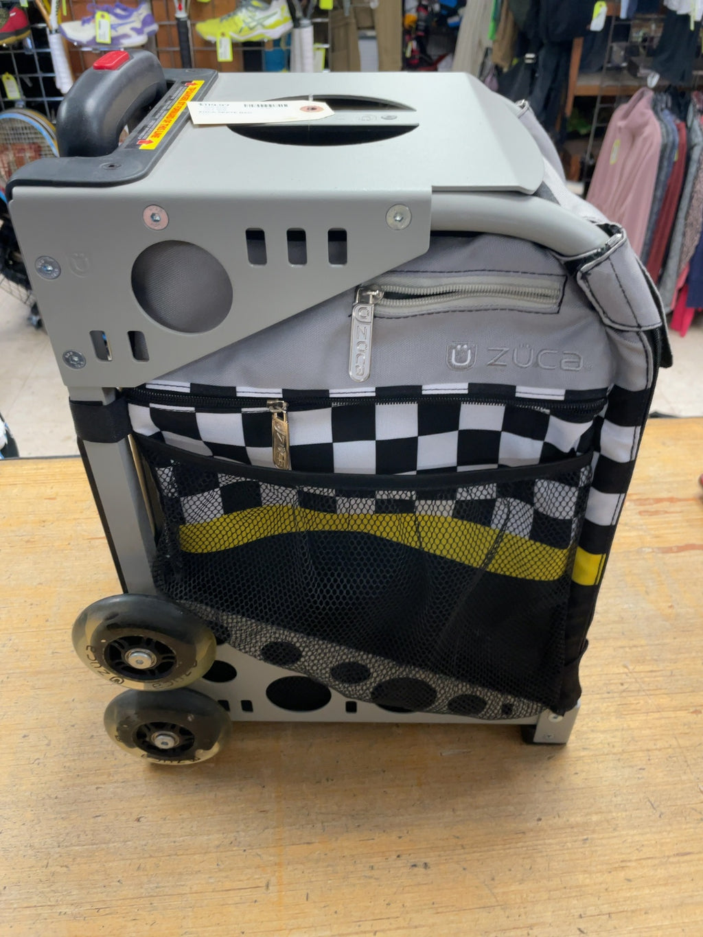Zuca Skate Bag Grey Checkered