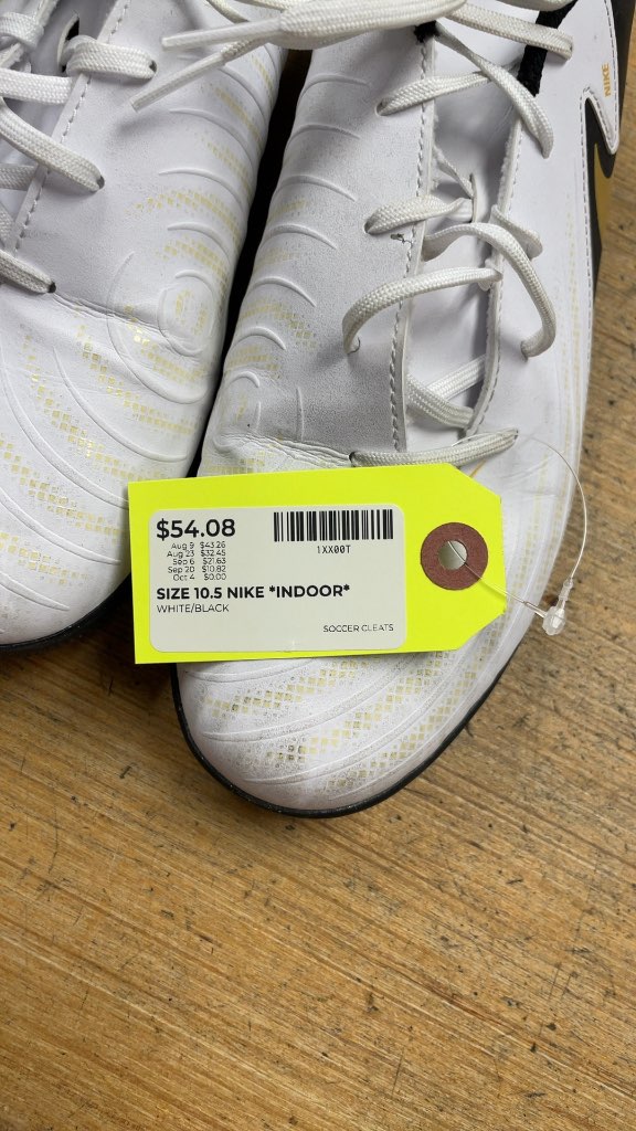 Nike Indoor Soccer Shoes Size 10.5
