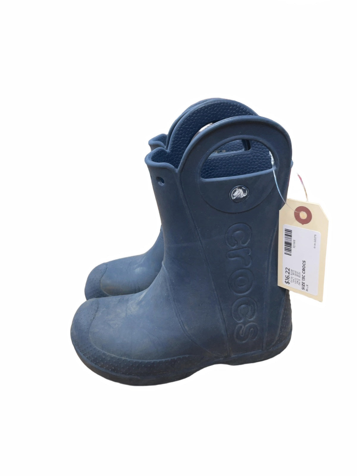 Crocs Handle It Rain Boots Size 13C Blue