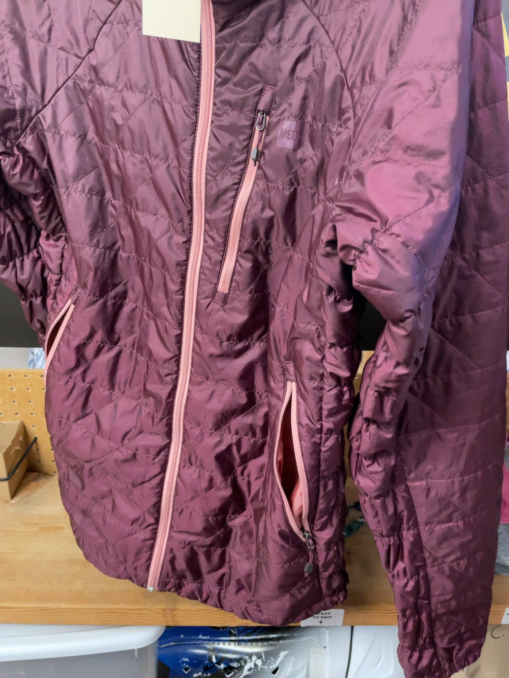 MEC Women's Hooded Insulated Jacket Size M