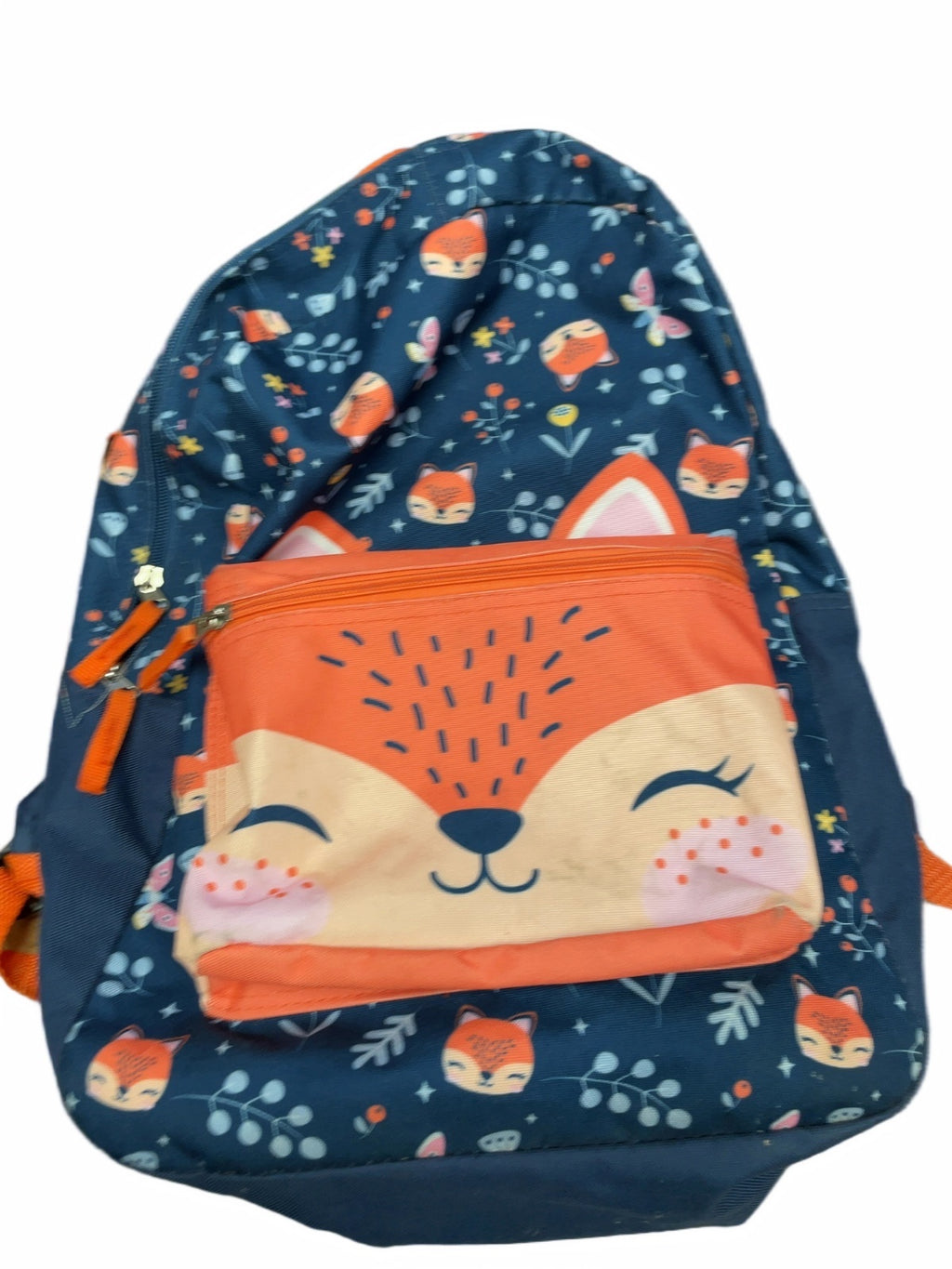 Fox Print Kids Backpack and Lunchbox Set