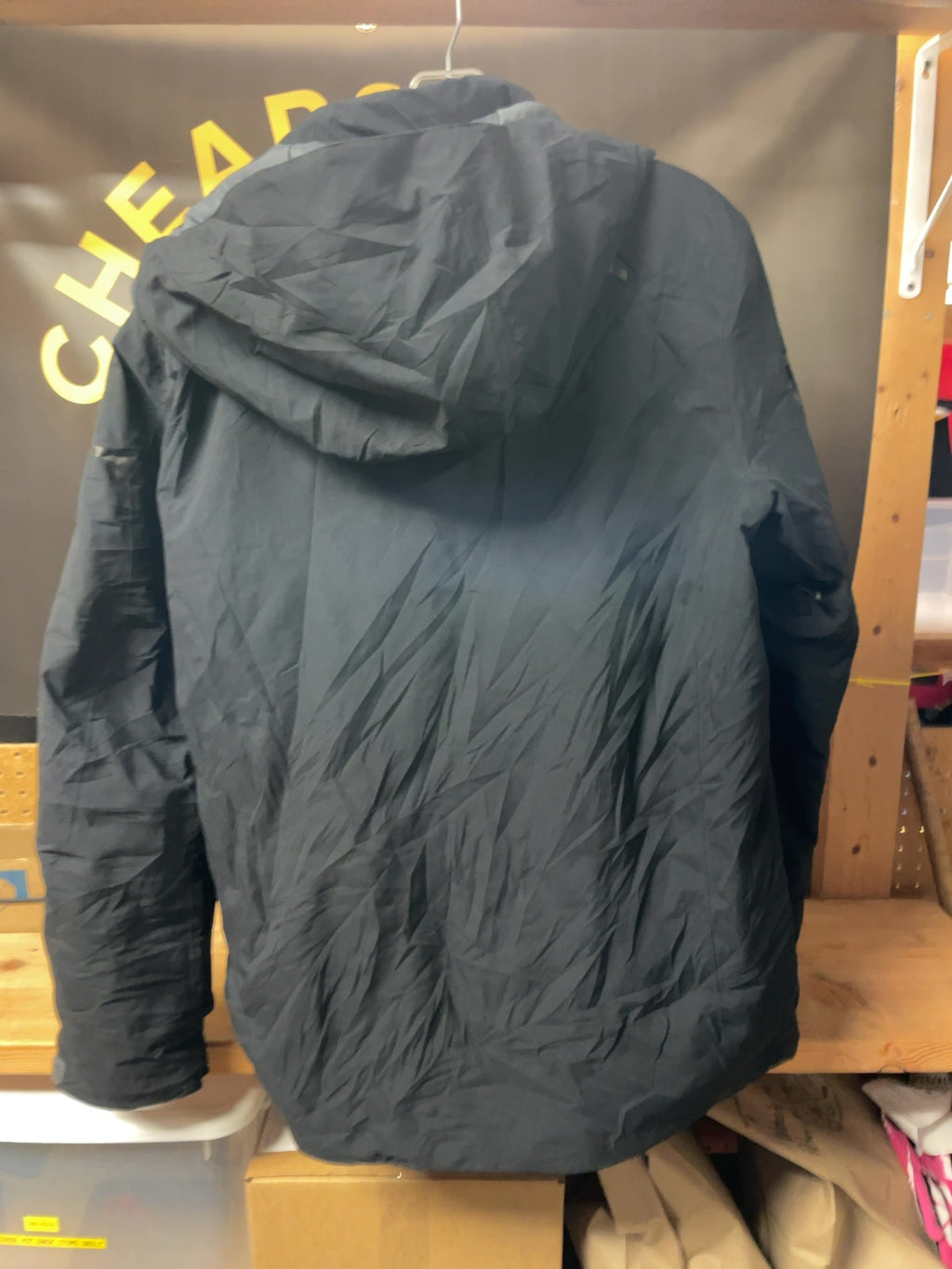 Spyder Gore-Tex Hooded Ski Jacket Size XL Black
