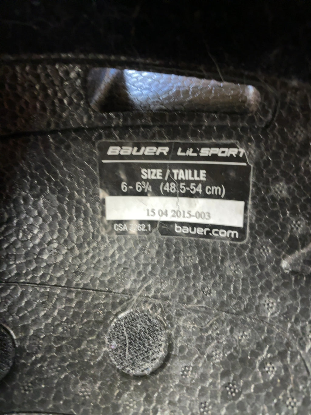 Bauer 48.5-54CM Skating Helmet