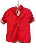 Unbranded Dinosaur Hooded Rain Jacket Size 4 Red