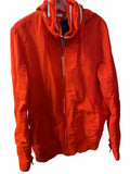 Tommy Hilfiger Size M Hooded Rain Jacket Orange