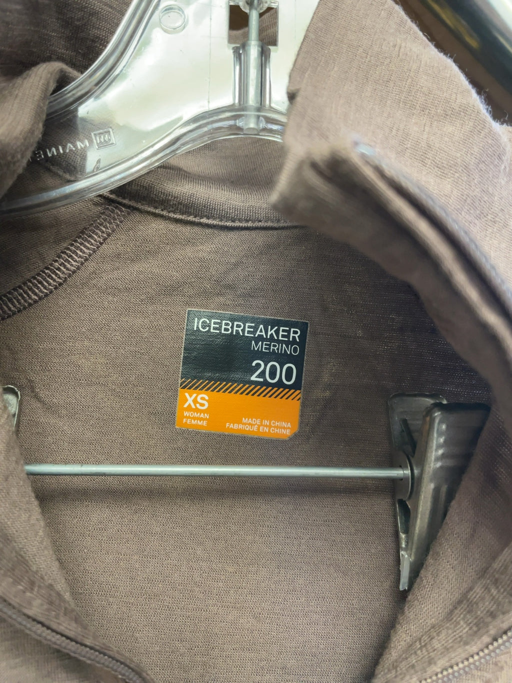 Icebreaker Merino 200 Size XS Half Zip Base Layer Top