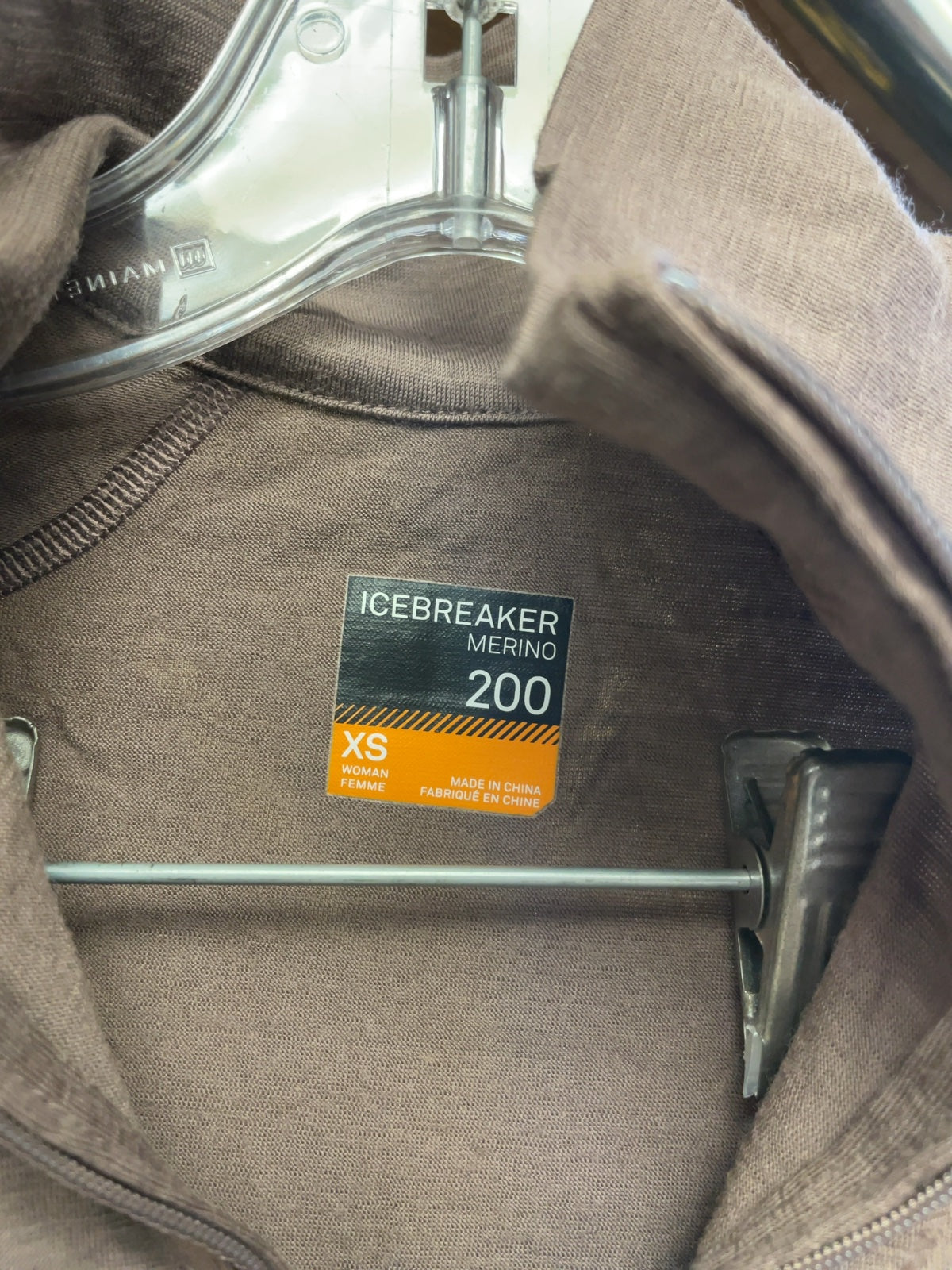 Icebreaker Merino 200 Size XS Half Zip Base Layer Top