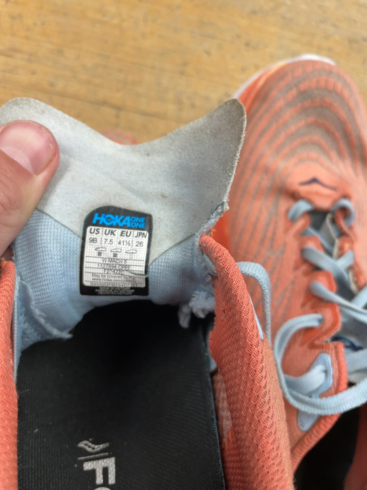 Hoka One One Mach 5 Size 9B Women's Running Shoes