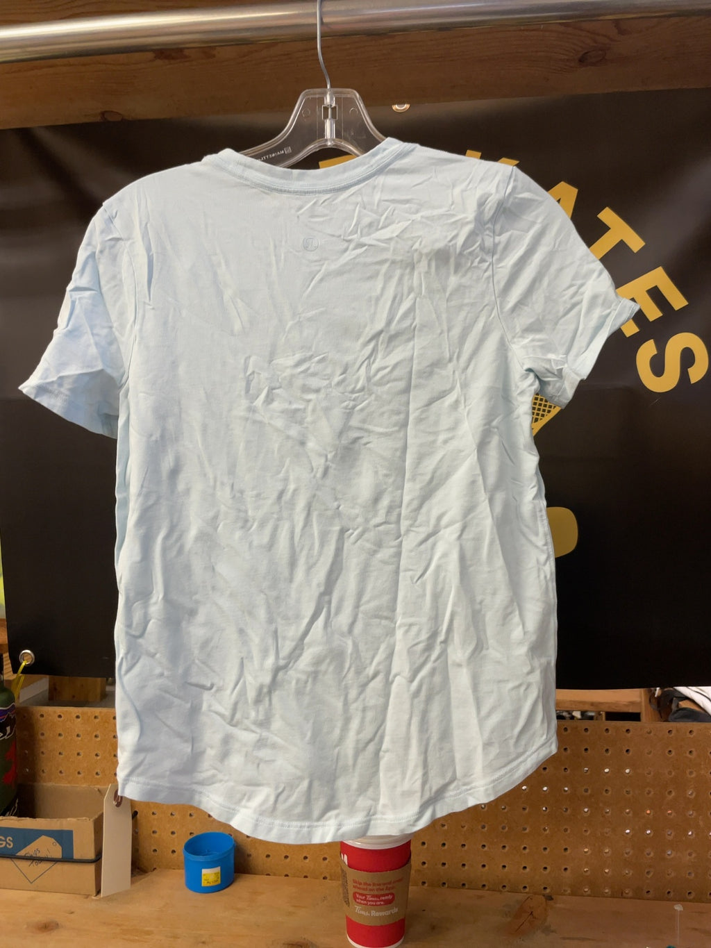 lululemon Size 4 T-Shirt Light Blue
