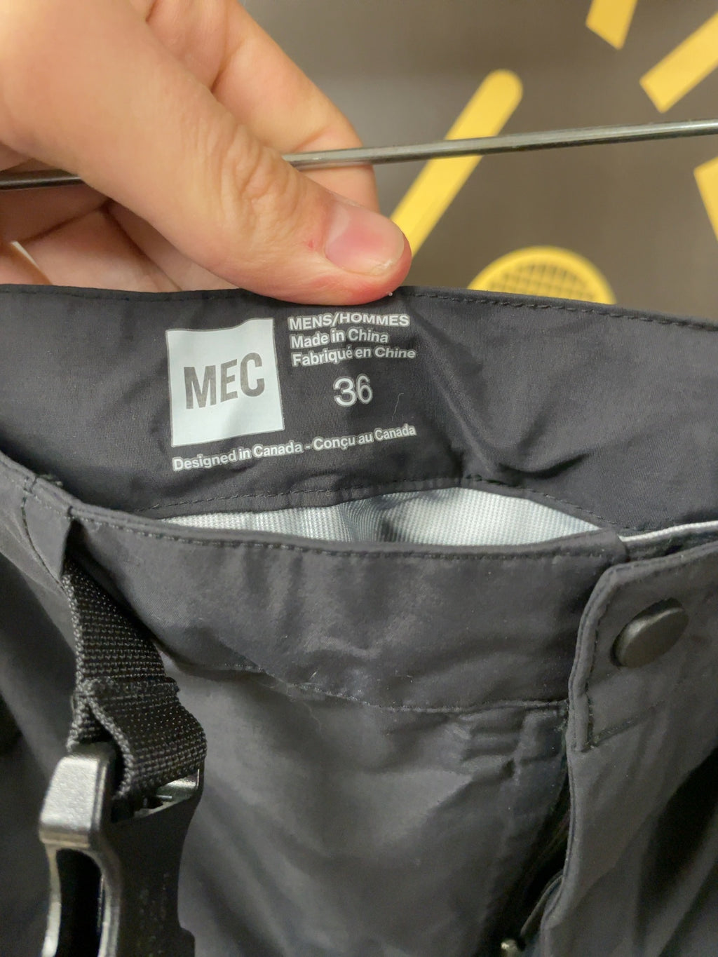 MEC Pertex Shield+ Rain Pants Size 36 Black