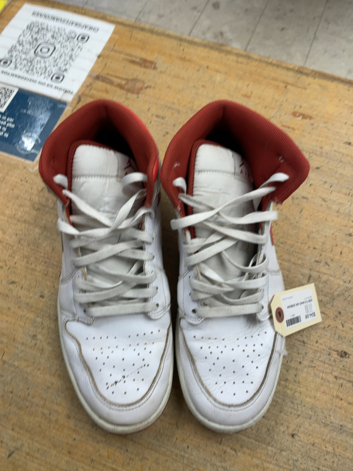Air Jordan 1 Mid Size 11.5 US Red/White
