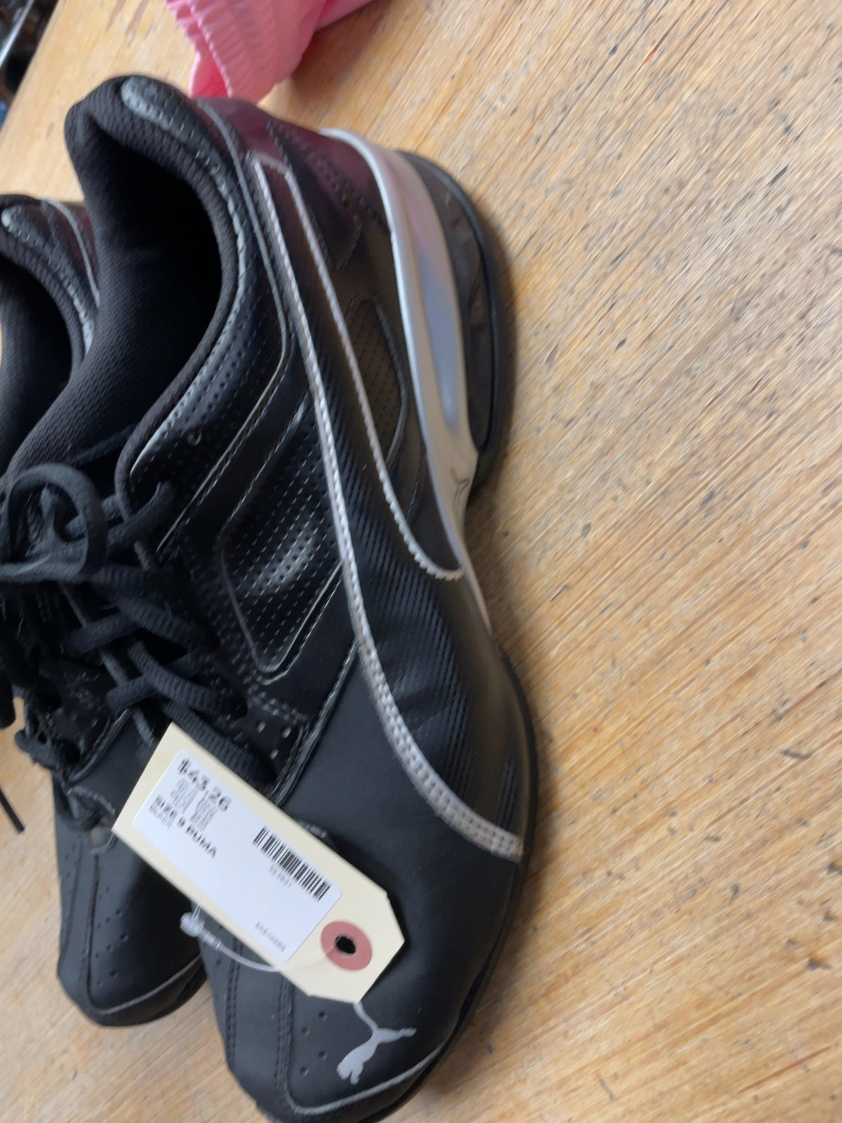 Puma Tazon 6 Size 10 US Black Sneakers