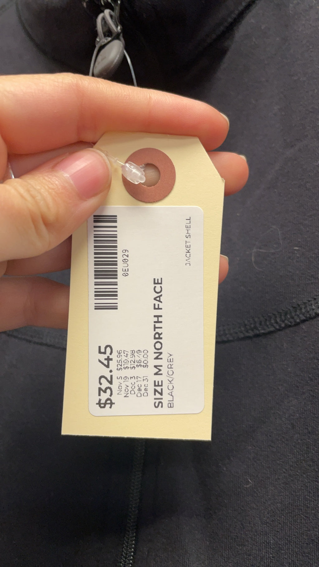 The North Face FlashDry Full Zip Jacket Size M