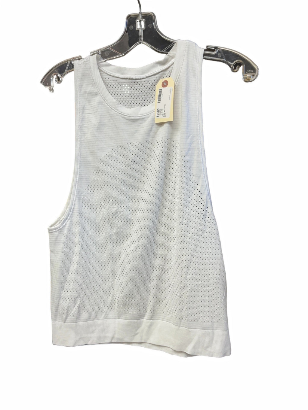 lululemon Mesh Racerback Tank Top Size 8 White