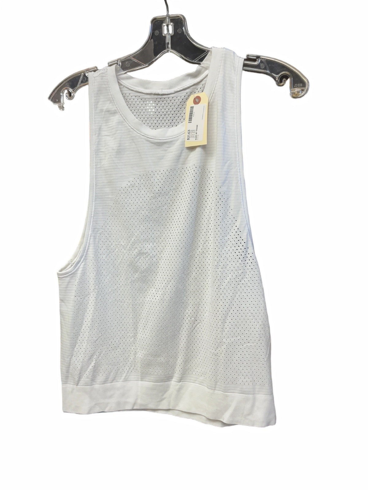 lululemon Mesh Racerback Tank Top Size 8 White