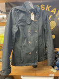 Orb Hooded Double-Breasted Rain Jacket Size S