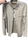 Lululemon Button Up Shirt Size M Beige