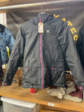 MEC Youth Size 10 Winter Jacket Grey/Pink