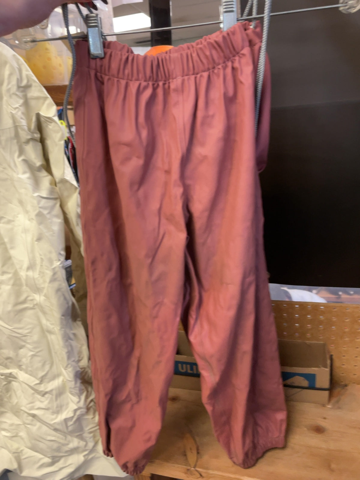 Wheat Size JR 6 Rain Pants Pink