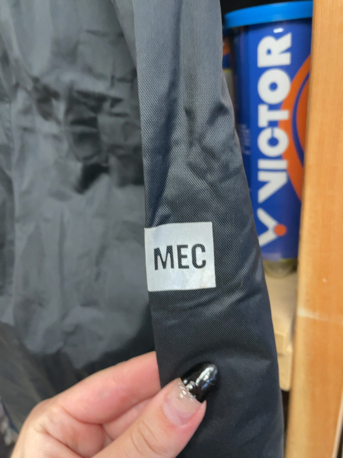 MEC Size 10 Waterproof Rain Pants Black