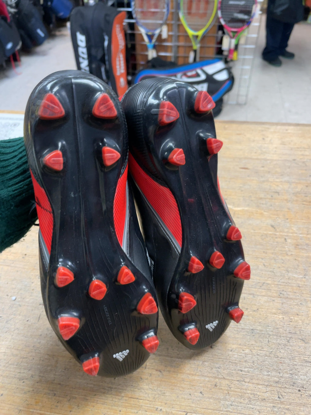 Adidas F50 Soccer Cleats Size 6 Black/Red