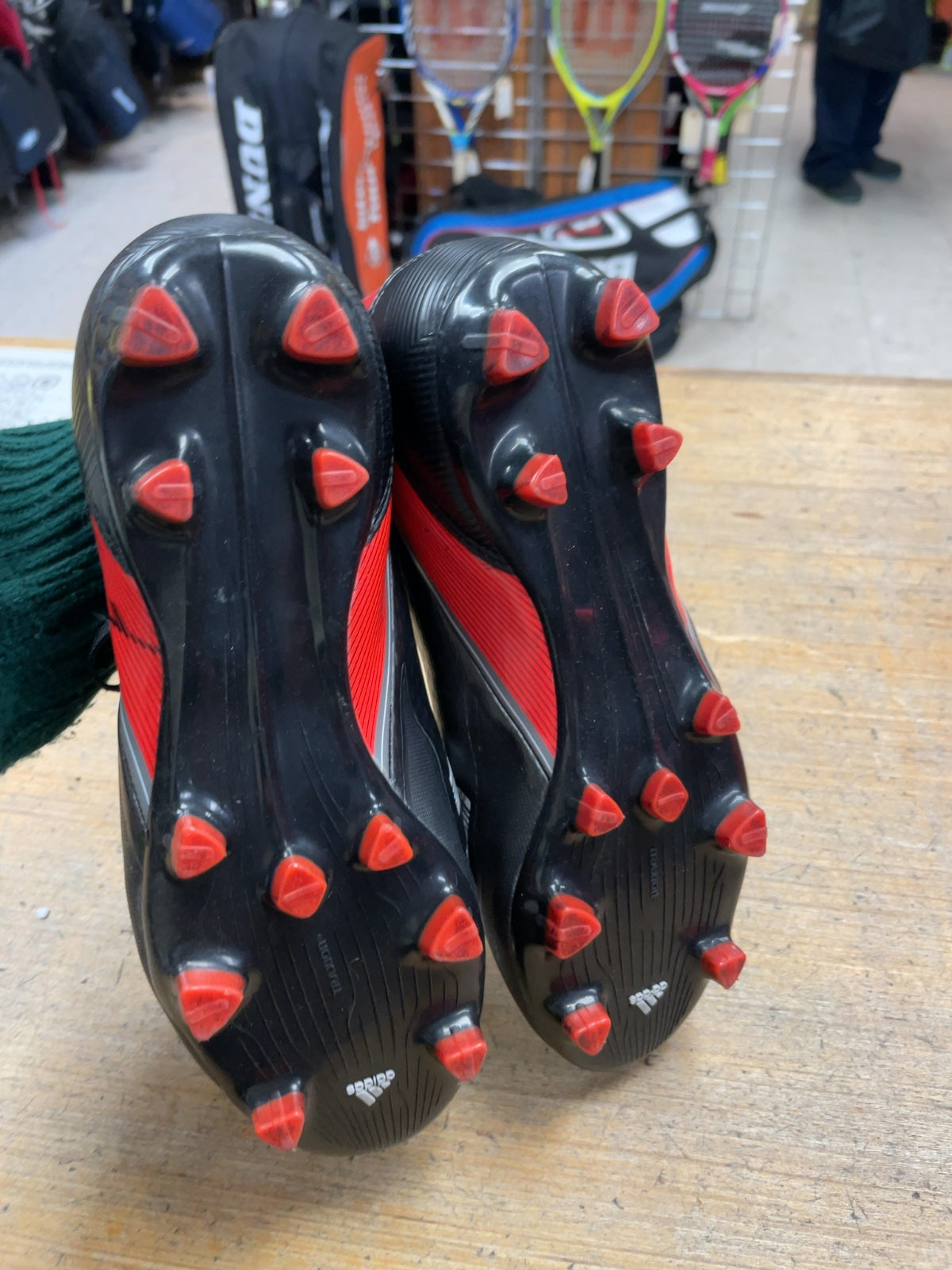 Adidas F50 Soccer Cleats Size 6 Black/Red