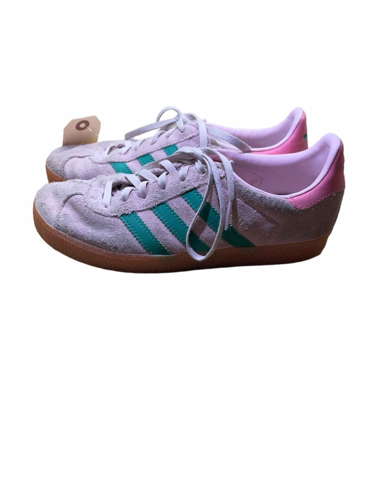 adidas Gazelle Size 5 Pink / Green Sneakers