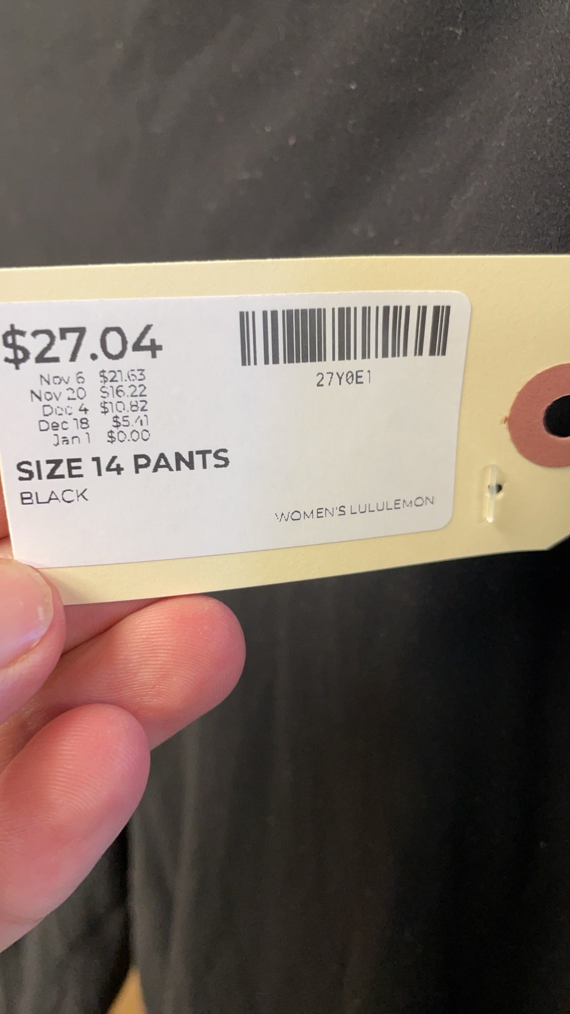 Lululemon Align High-Rise Pant Size 14 Black