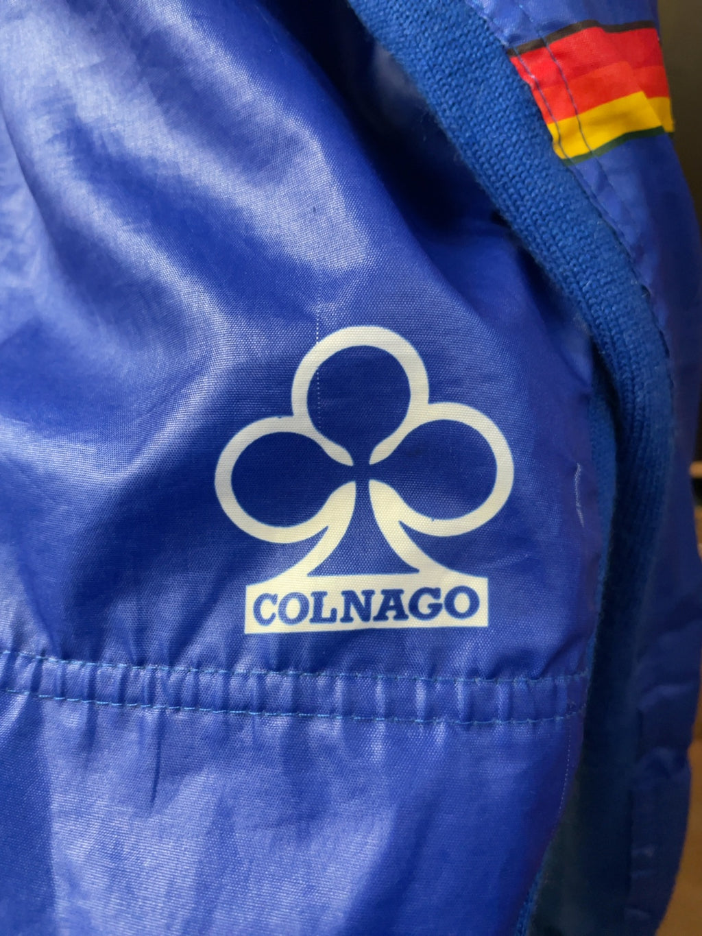 Colnago Vintage Cycling Jacket Size 4 Blue