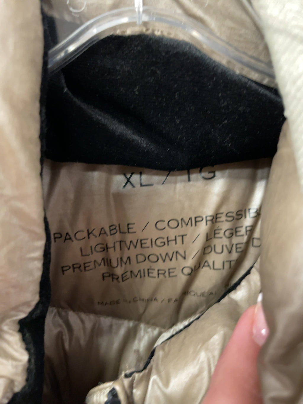 Andrew Marc Puffer Jacket Size XL Lightweight Down