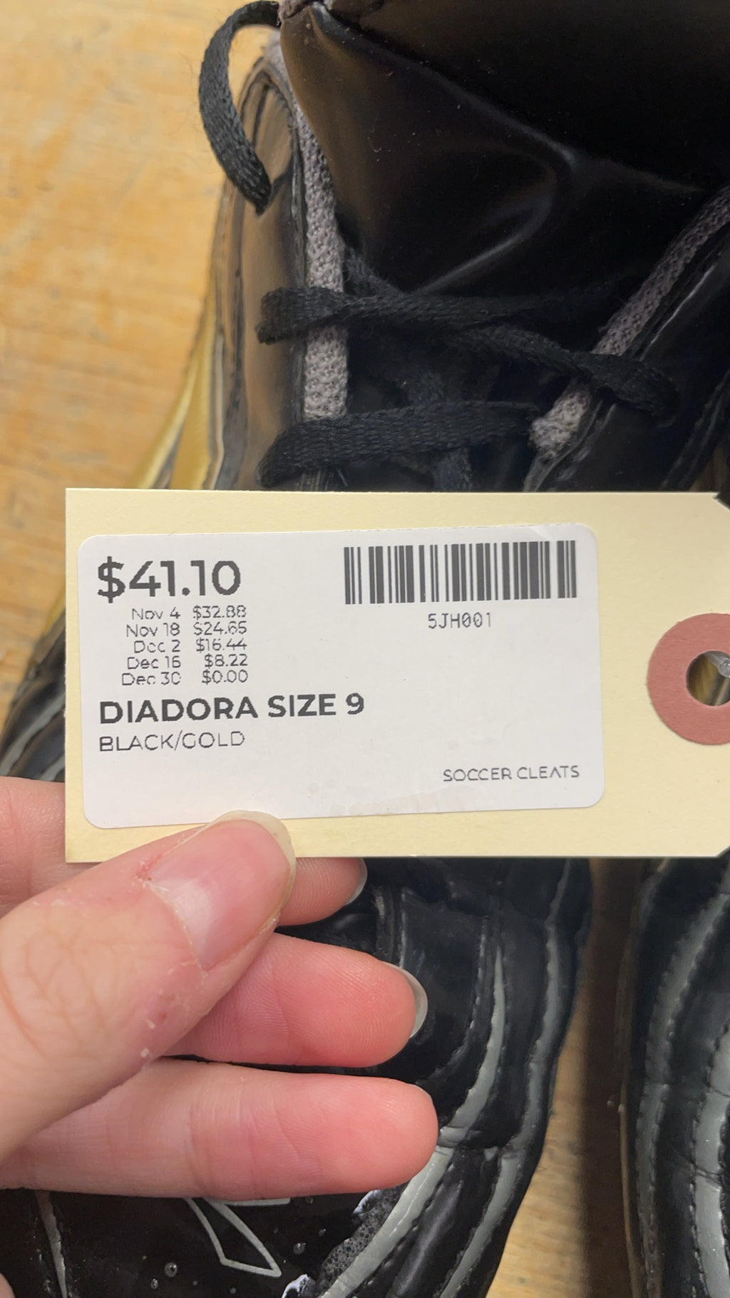 Diadora Size 9 Soccer Cleats