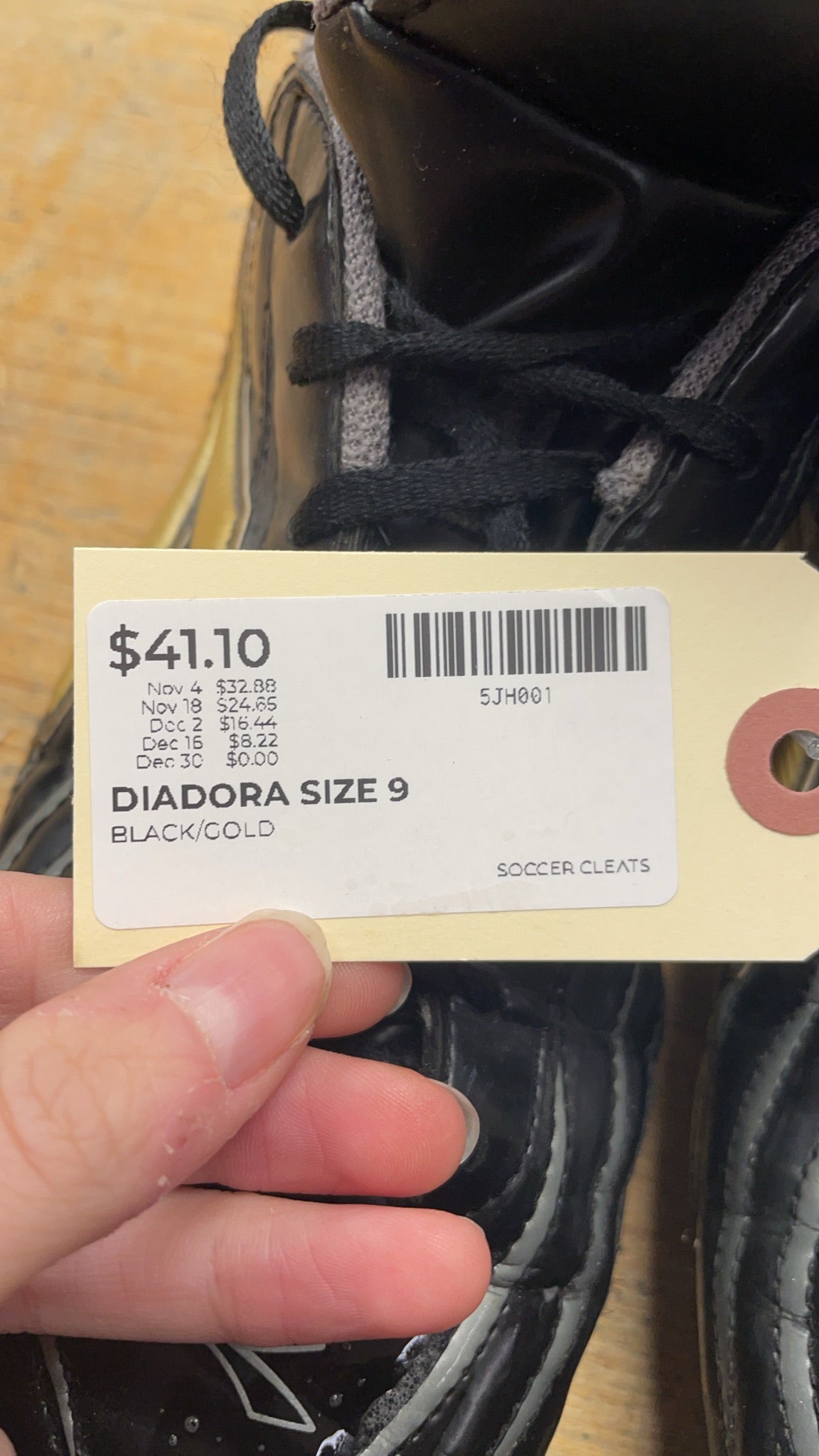 Diadora Size 9 Soccer Cleats