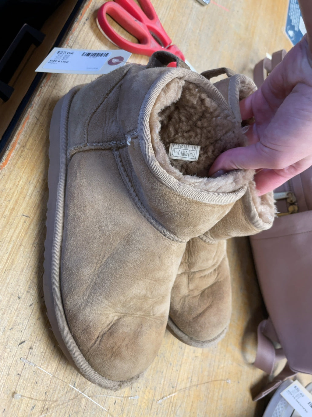 UGG Classic Ultra Mini Size 6 Brown Boots