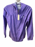 Columbia Hooded Rain Jacket Youth XL Purple
