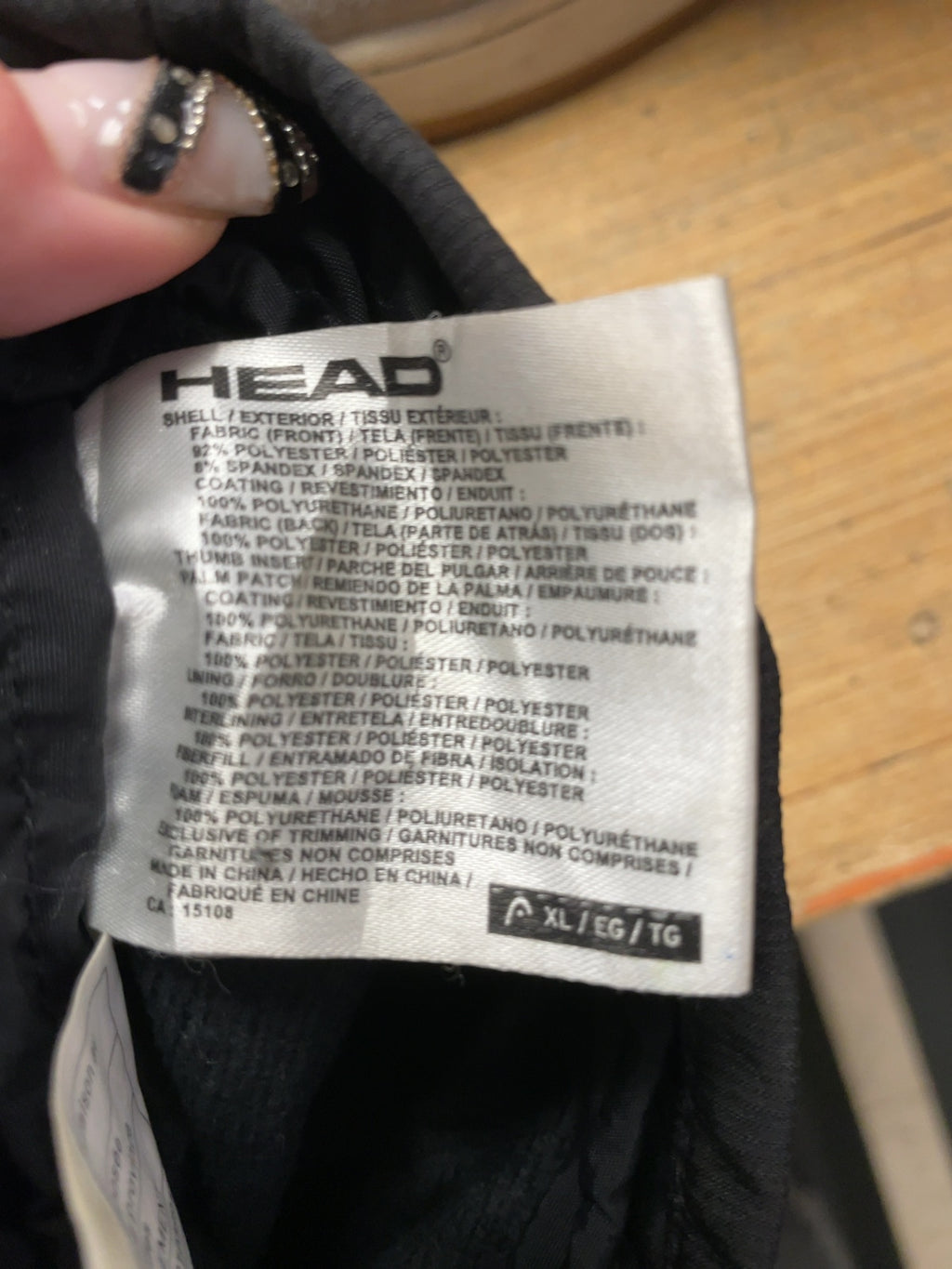 Head Sensatec Size XL Winter Ski Gloves