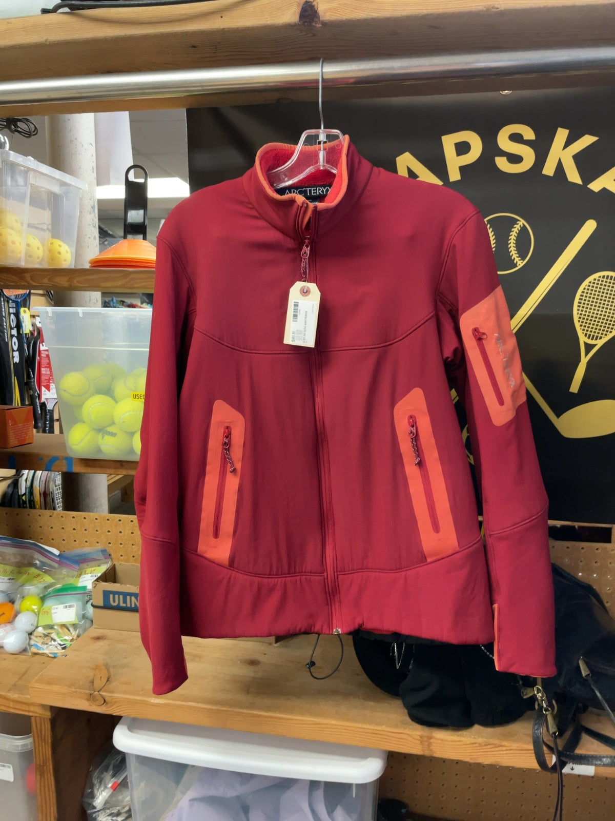 Arc'teryx Women's Size L/G 12-14 Softshell Fleece-Lined Jacket