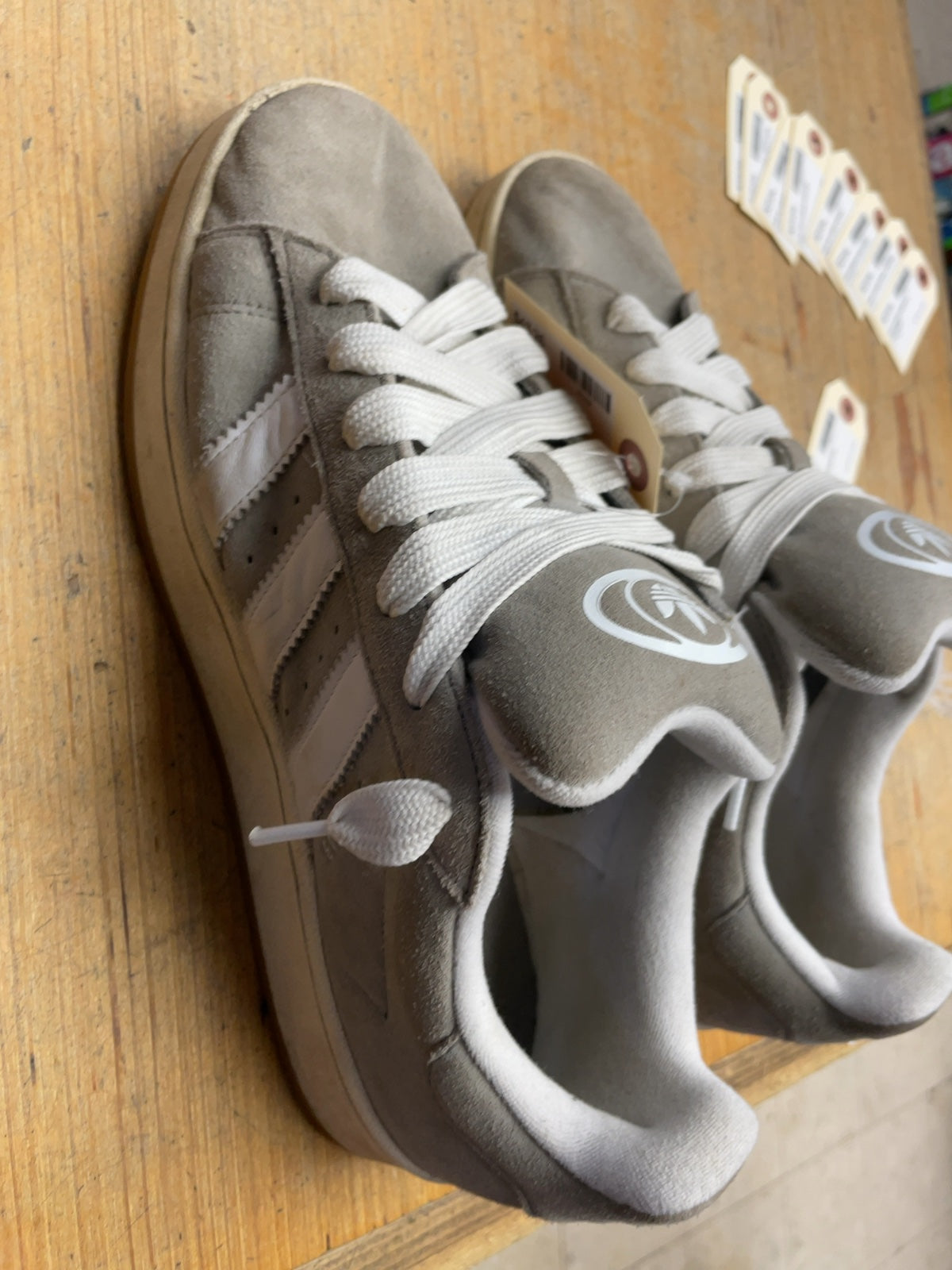 Adidas Campus 00s Size 11.5 US Grey Suede Sneakers