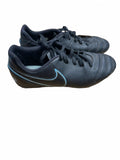 Nike Tiempo Size 3 Youth Soccer Cleats Black