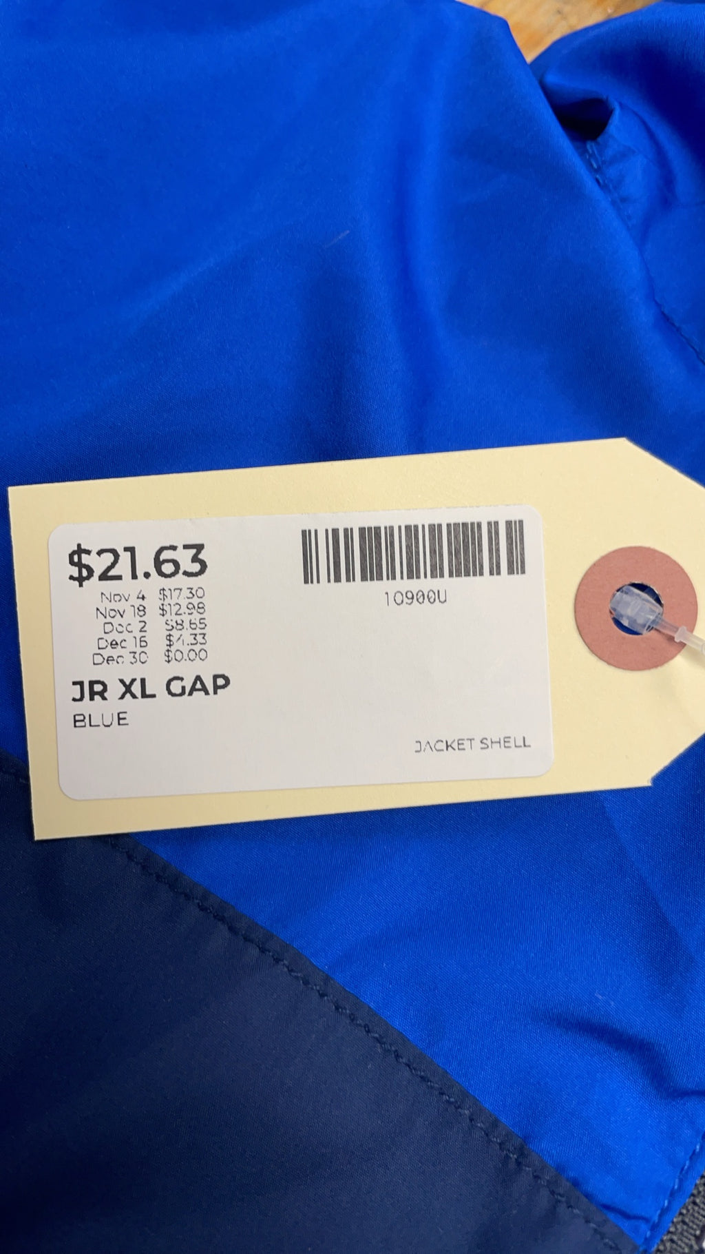 Gap Kids Hooded Jacket Shell Size XL Regular