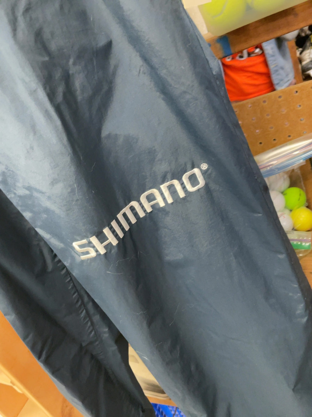 Shimano Rain Pants Size M Blue