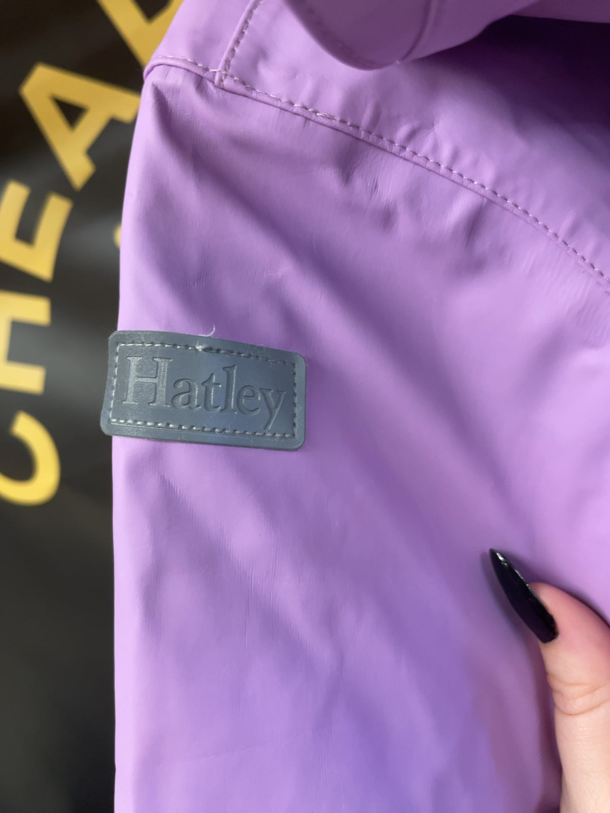 Hatley Muddy Buddy Size 18-24 Purple Rain Suit