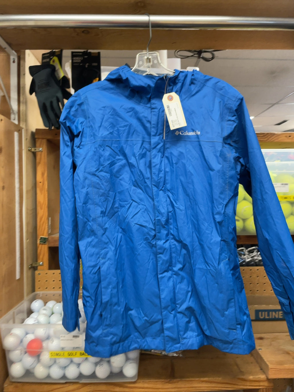 Columbia Hooded Rain Jacket Youth Size 14-16
