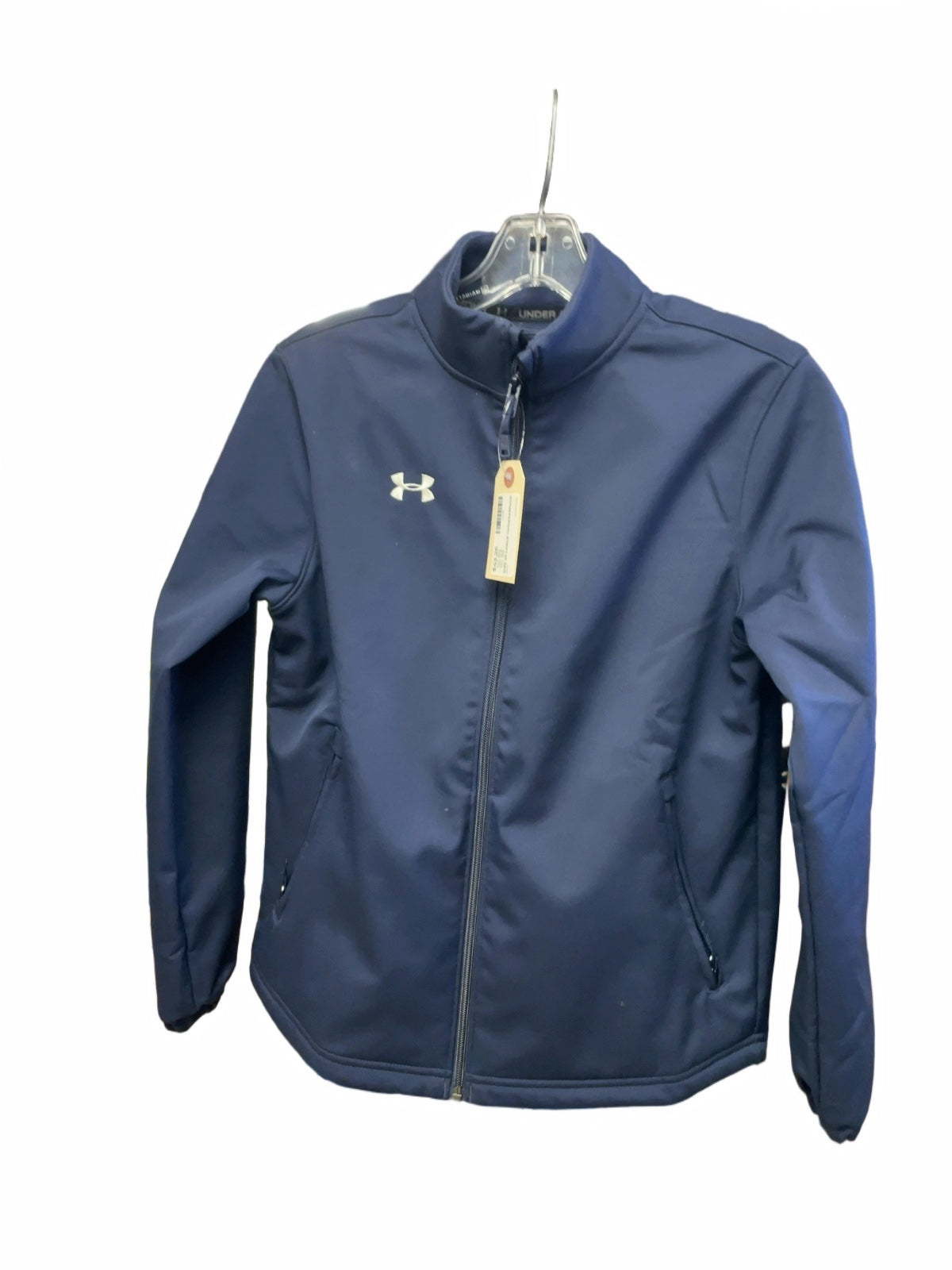 Under Armour Full Zip Jacket Shell Size Jr Large Navy