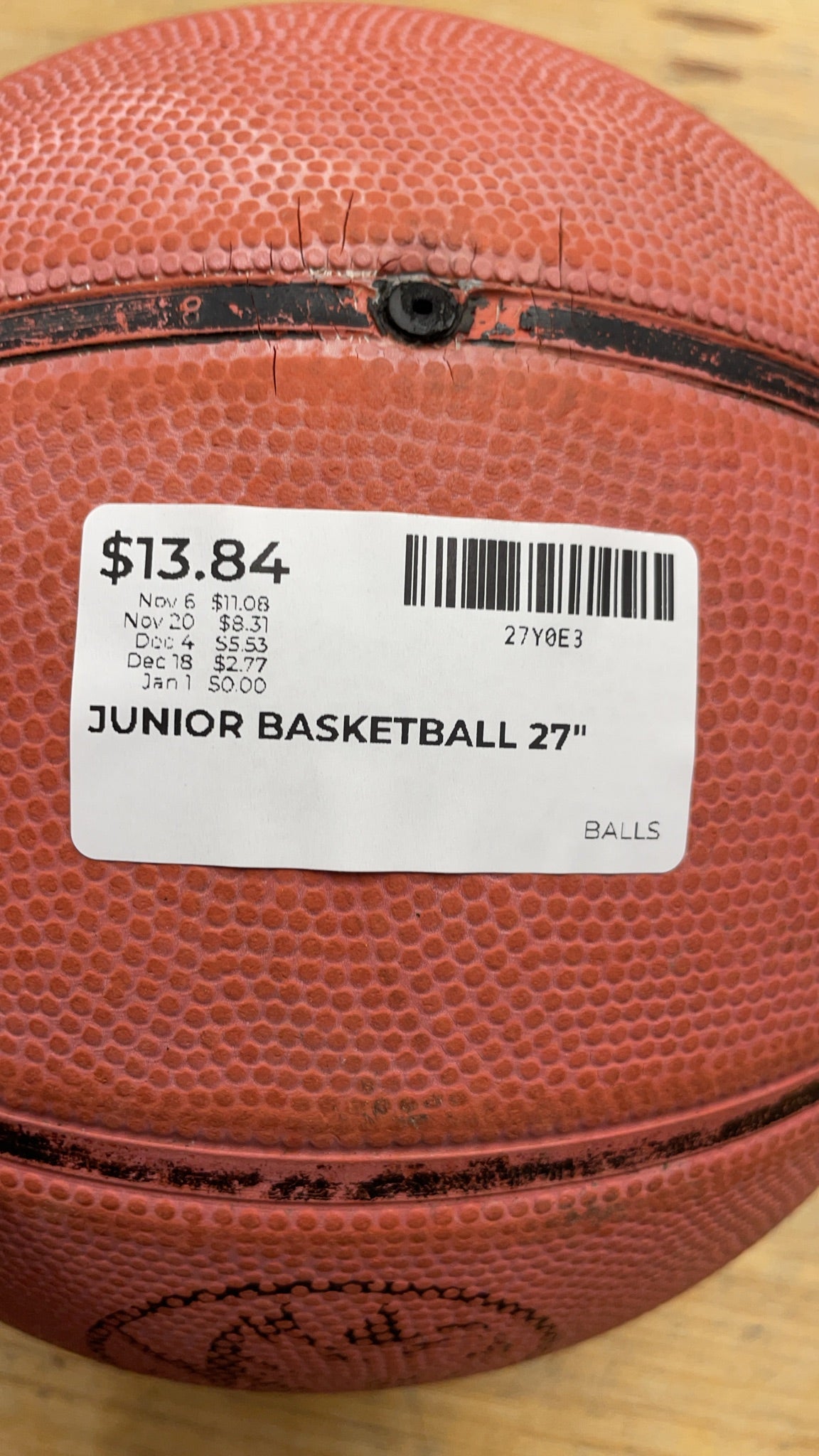 Wiszfully Junior Basketball 27"