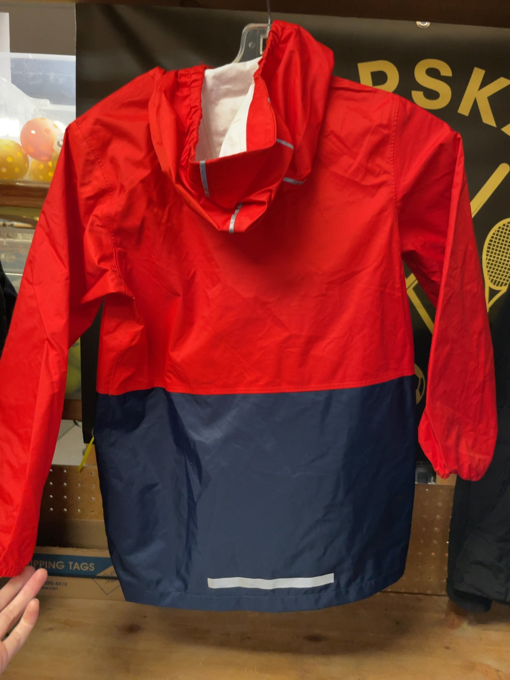 MEC Size 8 Youth Hooded Rain Jacket
