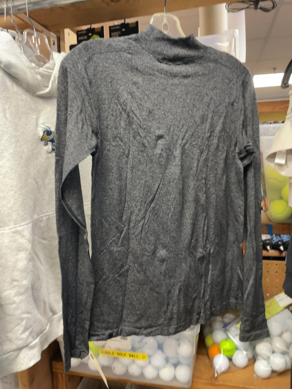 lululemon Mock Neck Long Sleeve Base Layer Top Size 6